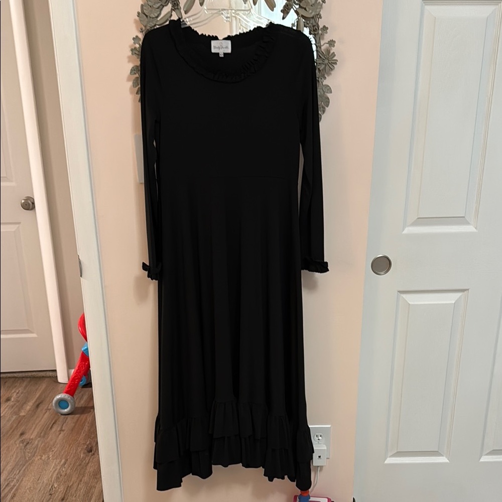 Dainty Jewells Black Stroke of Midnight Dress - Picture 2 of 5